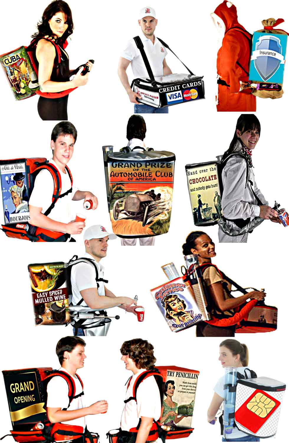 Backpacks as advertising carrier! Printed backpacks are a high quality promotional item that will spread your advertising for a long time, because backpacks usually stay in use for a long time. We can print the backpacks with your logo or a promotional imprint as you wish. Make your customers happy with one of our promotional backpacks, wherein all sorts of things can be transported. When your customers then wear your advertising on their backs, it will also be noticed by many others and increase the awareness of your company.