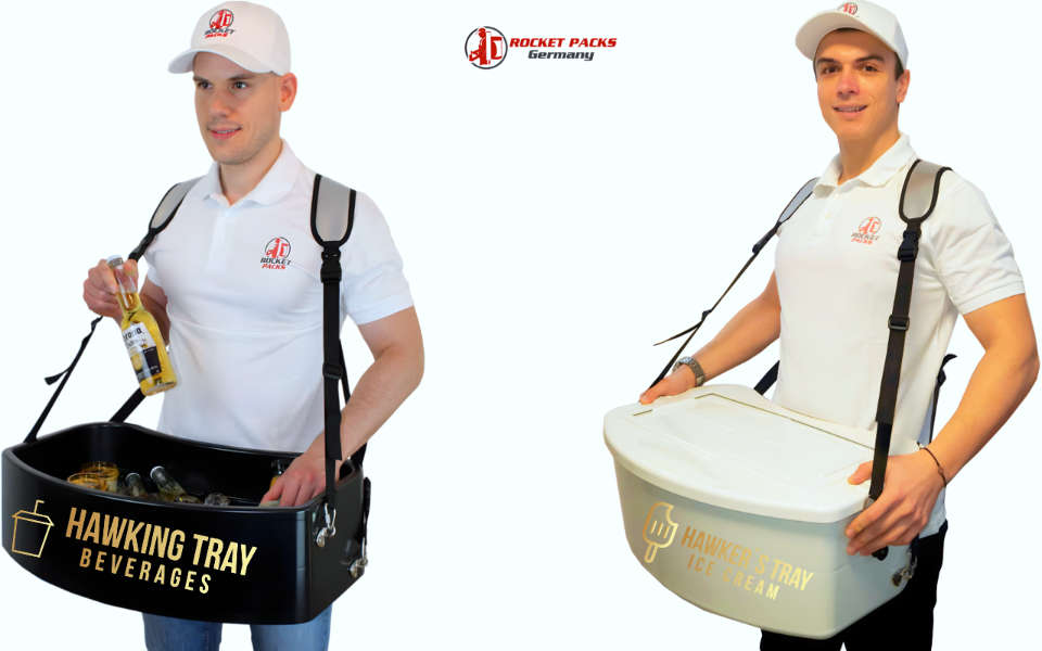 ☕�� Portable coffee vendor backpack with integrated hawking tray – perfect for mobile coffee sales at festivals, outdoor markets, and busy urban locations. This versatile coffee service system features dual insulated tanks with a total capacity of 22 liters for hot beverages such as espresso, cappuccino, latte, and hot chocolate. The ergonomic backpack includes padded straps for comfortable all-day wear, while the hawking tray offers ample space and compartments for cups, stirrers, sugar packets, and small pastries. Equipped with a hand-pump dispensing system for efficient and hygienic coffee service on the go, ideal for baristas and mobile caterers looking to maximize sales and customer satisfaction.
